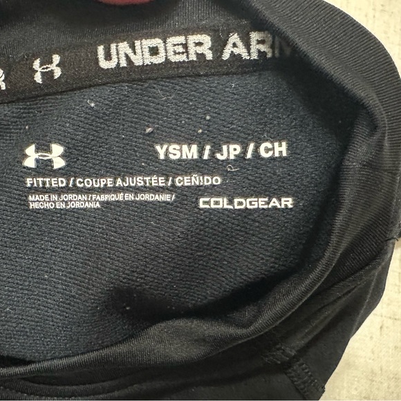 Under Armour Kids Long Sleeve Tee in Black - Picture 3 of 6